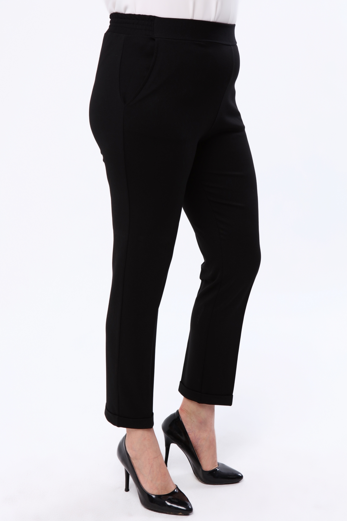 Büyük Beden Duble Paça Tayt PantolonCurvy TrendBüyük Beden Duble Paça Tayt Pantolon