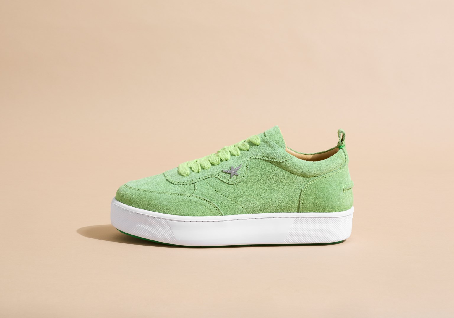 Star Yeşil Süet Sneakers