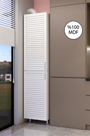 Nurcelant Kombi Dolabı Panjur Kapaklı 210 x 56.4 cm Mdf
