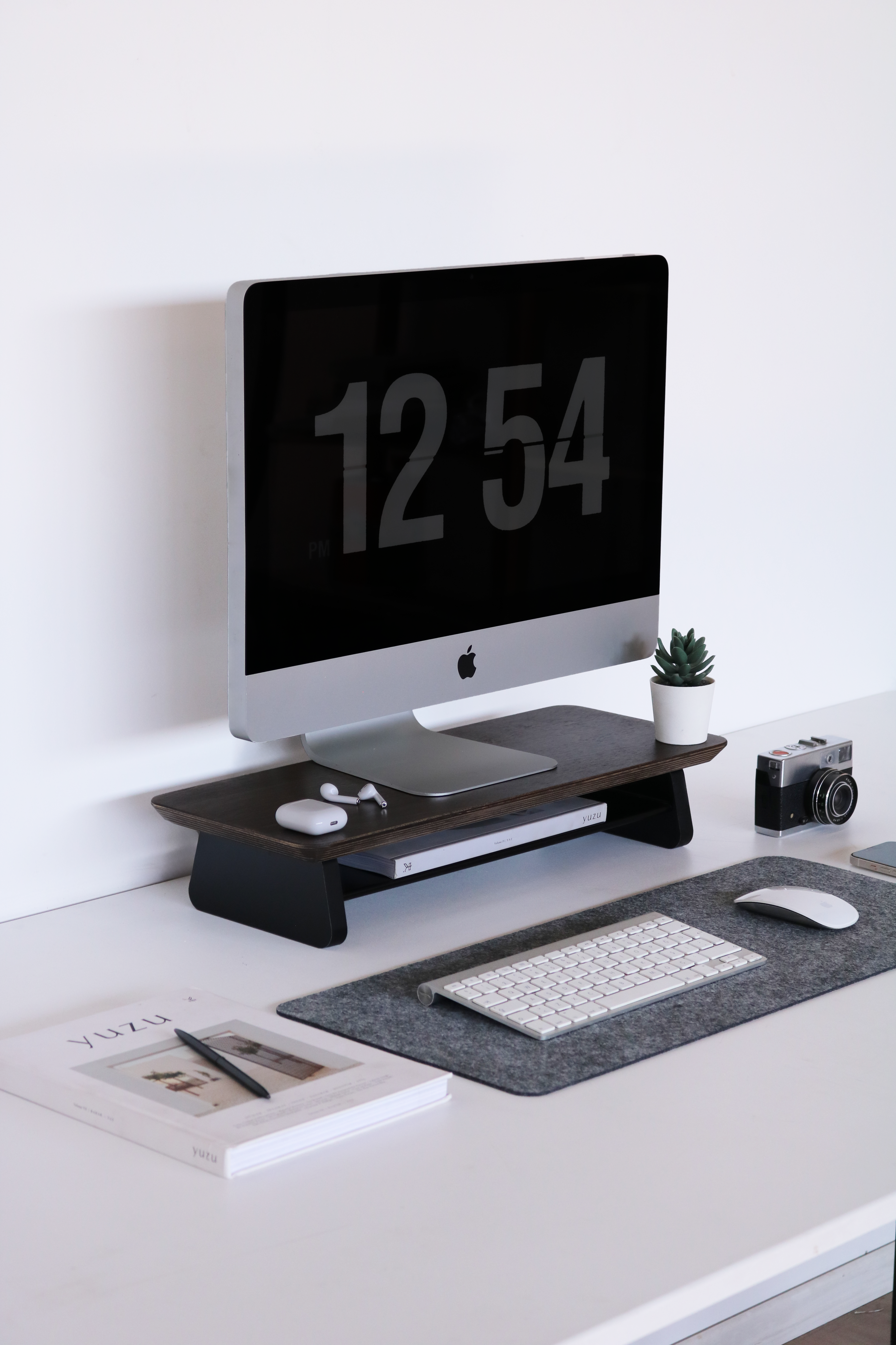 Küçük Monitör Standı (Ceviz)