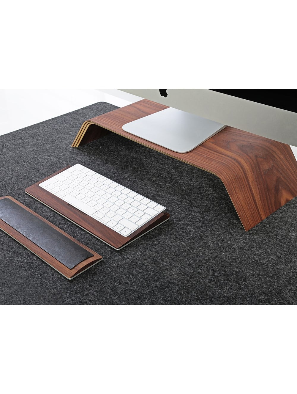 Imac Masa Düzenleyici 3'Lü Set (Ceviz)