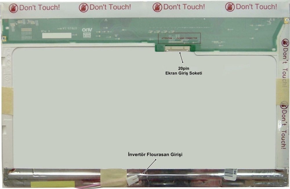 12.1 Floresan 20 PIN LCD PANEL B121EW03,N121I3-L01,LTN121W1-L03,LTN121AT02,LTN121AT01,HT121WX2-103 lp121wx1 LCD PANEL