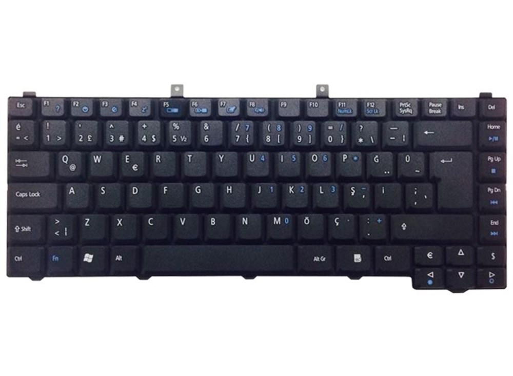 Acer Aspire 5100 k032102B1, V032102AK1, PK13ZHO02P0, PK13ZHU01P0, 9J.N5982.50T, 99.N5982.21T, Acer Aspire 3100, 3690, 5100, 5110, 5510, 5610, 5630 Klavye