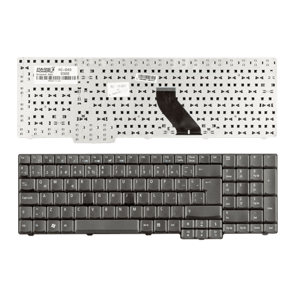 Acer Q Türkçe, ZK2, ZR6, AEZR6A00010 Aspire 5535, 5735z, 5737Z, 7730G, 6930,6930G, 6530,6530G Extensa 5235, 5635, 5635G, 5635EZ Klavye