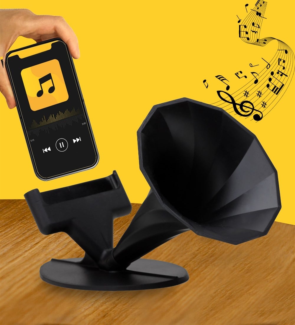 Akustik Gramofon Telefon Tutucu Megafon ARS-GRMFN