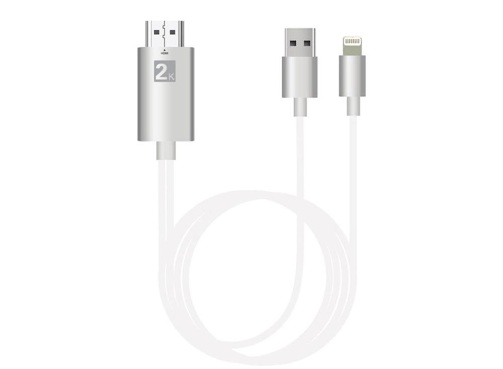 APPLE İPHONE İPAD LİGHTNİNG GİRİŞLİ 2K HDMI KABLO İphone To HDMi