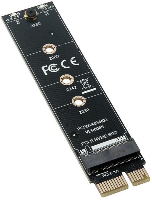 Apple MacBook M.2 Nvme Ssd Ngff To Pcie 3.0 X1 Adaptör M Key Kart Çevirici Dönüştürücü