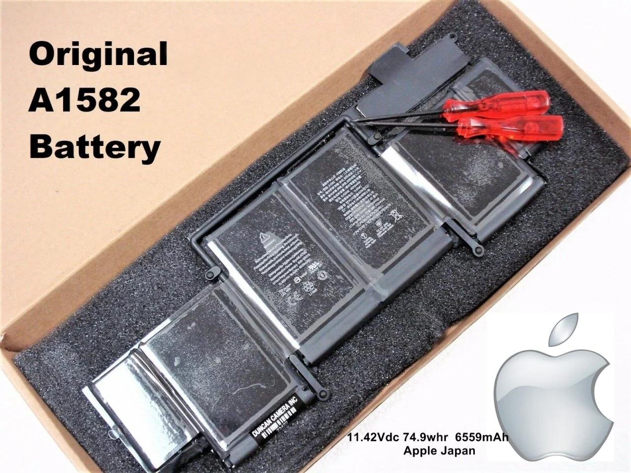 Apple Pro 13'' Retina A1502 MacBook Early 2015 74.9Wh 6559mah A1582 MF839LL/A, MF841LL/A, MF843LL/A Batarya Pil Macbook Pro A1493 2013 - 2014 model Apple MacBook Pro 13'' Retina A1502 Late 2013 Mid 2014 Original 71.8Wh A1493 Laptop Battery