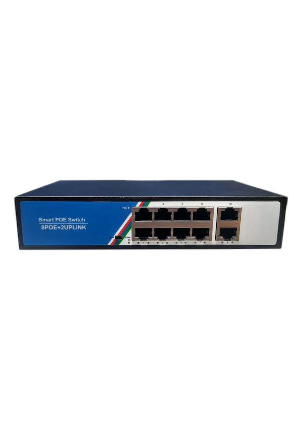 Apronx 8 Port + 2 Port 10/100 Uplink 125W Poe Switch
