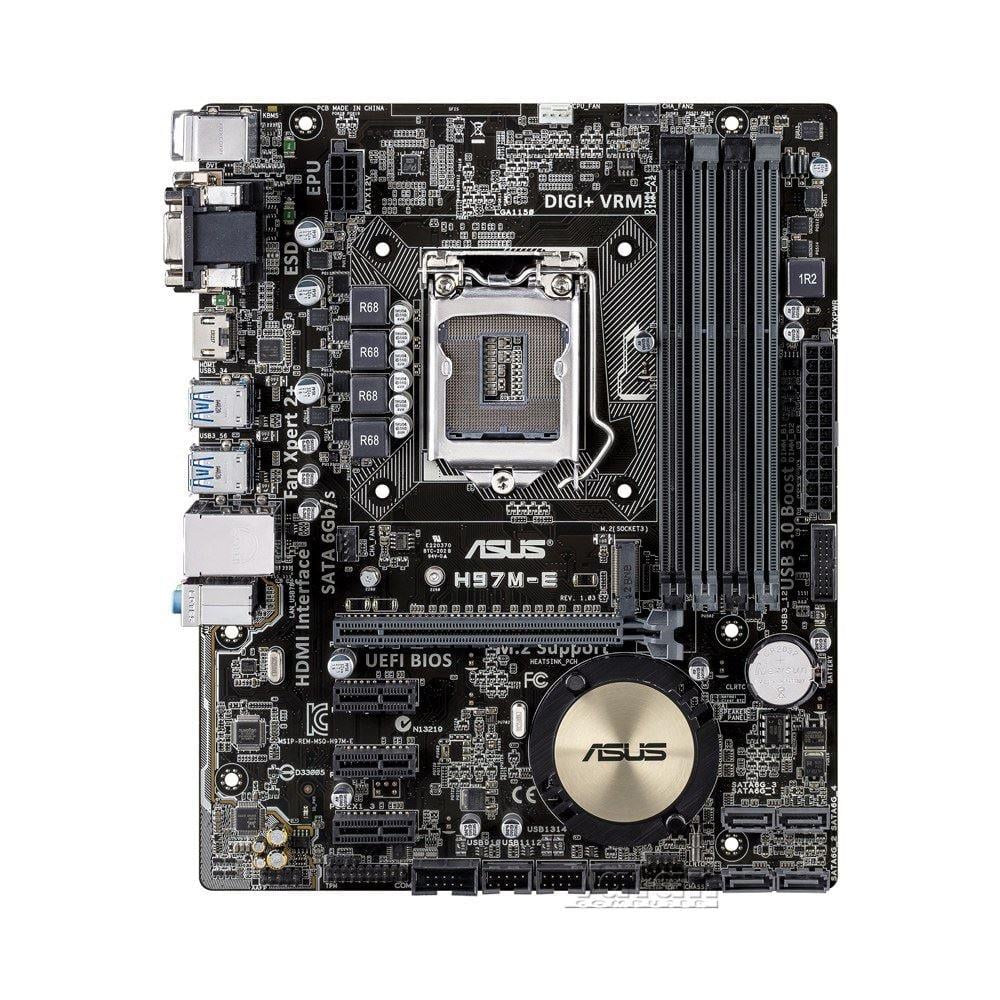 ASUS H97M-E Intel H97 Soket 1150 DDR3 1600Mhz HDMI&DVI Anakart