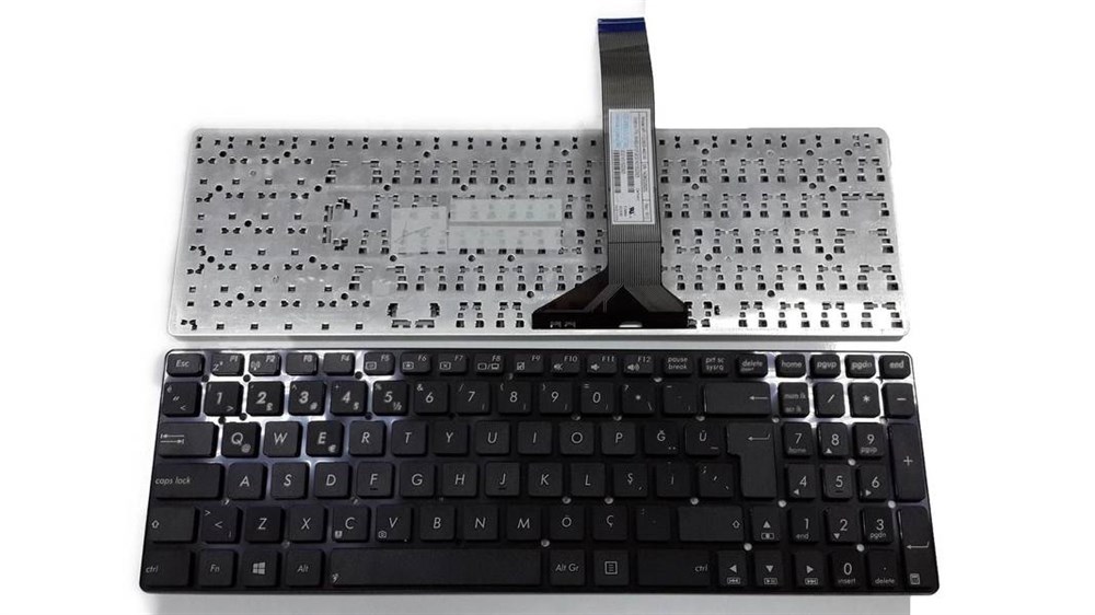 Asus K55 K55A K55DE K55DR K55N K55VD K55VJ K55VM K55VS K55V A55 A55A A55DE A55DR A55N A55VD A55VJ A55VM A55VS A55V R500 R500V u57 r700 9J.N2j82.90T Ug90t Notebook Klavye
