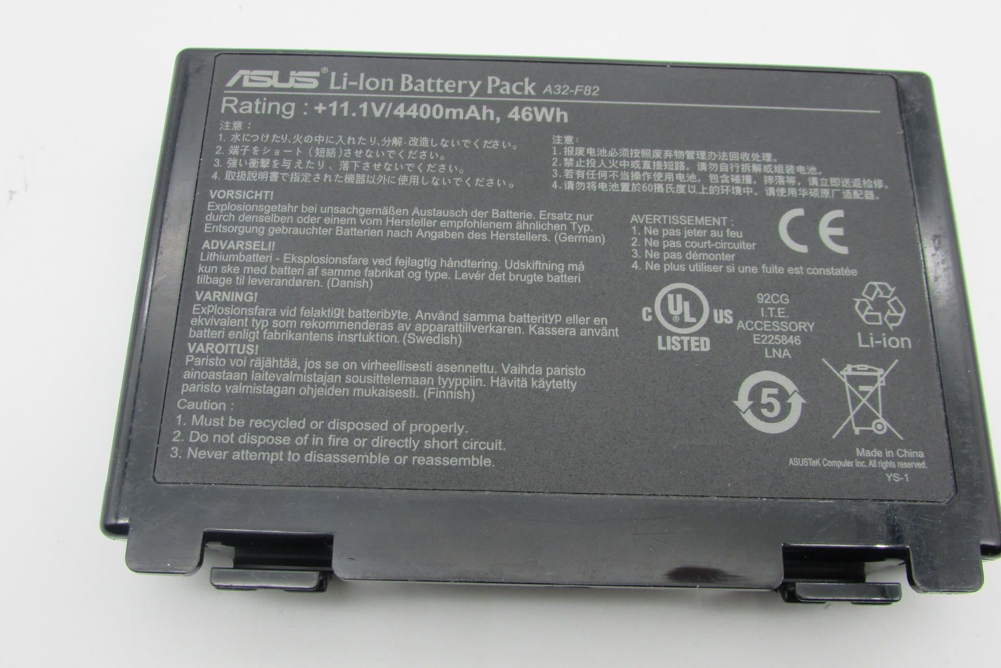 ASUS K61IC Notebook Batarya