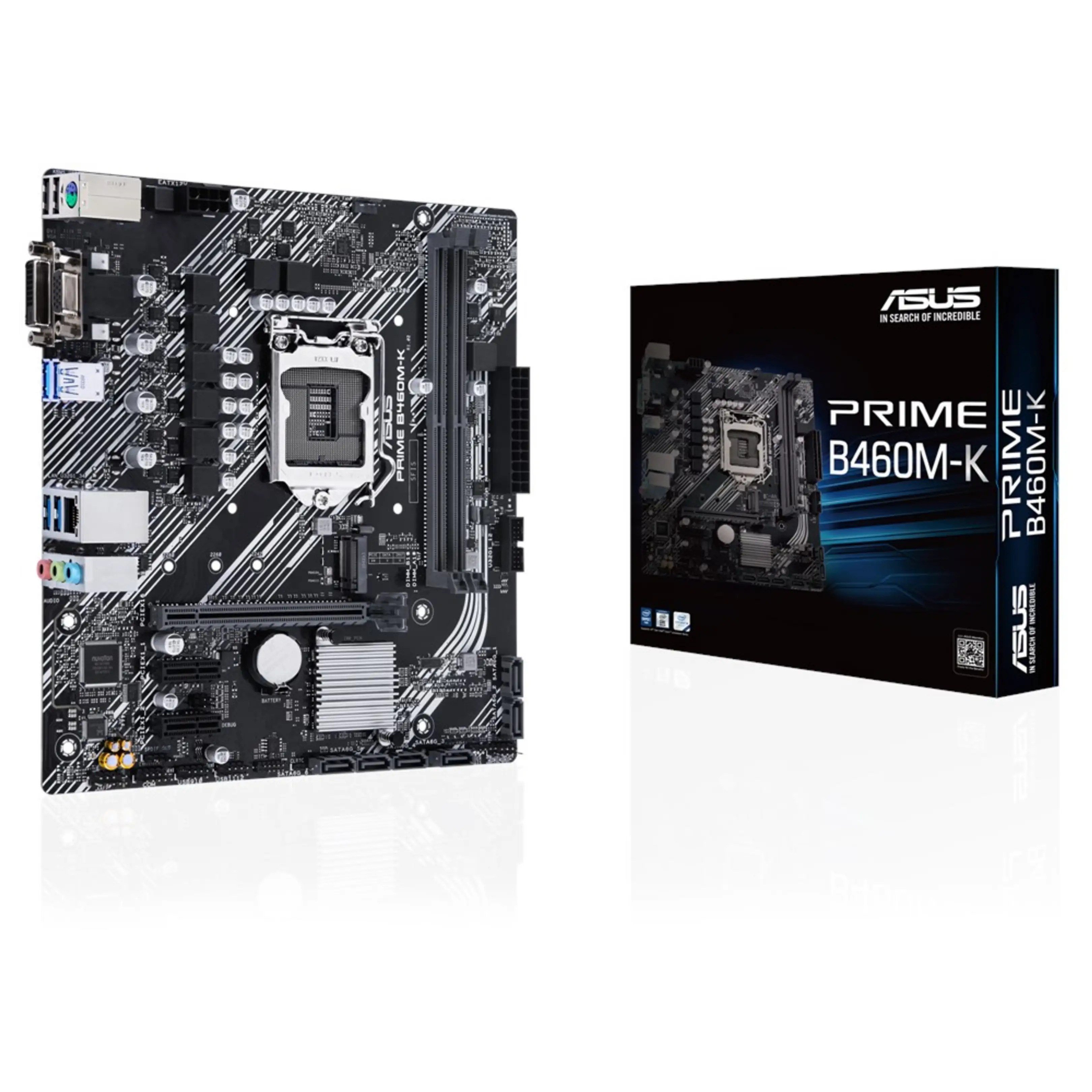 Asus Prime B460M-K B460 DDR4 USB 3.2 M.2 DVI/VGA PCI3.0 1200P Anakart