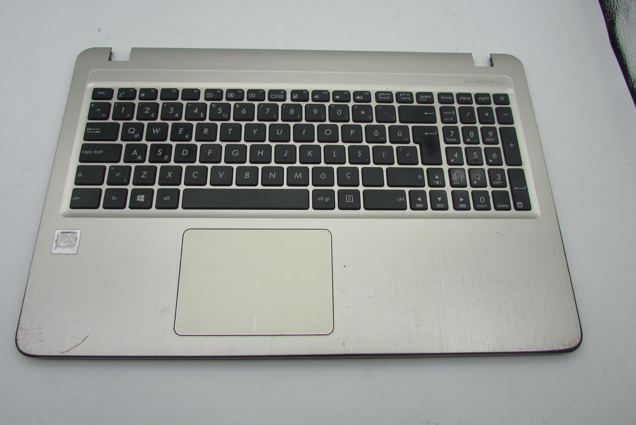 Asus X540N, X540NA, X540NA-GO06 Notebook Klavyesi ve Üst Kasa Set
