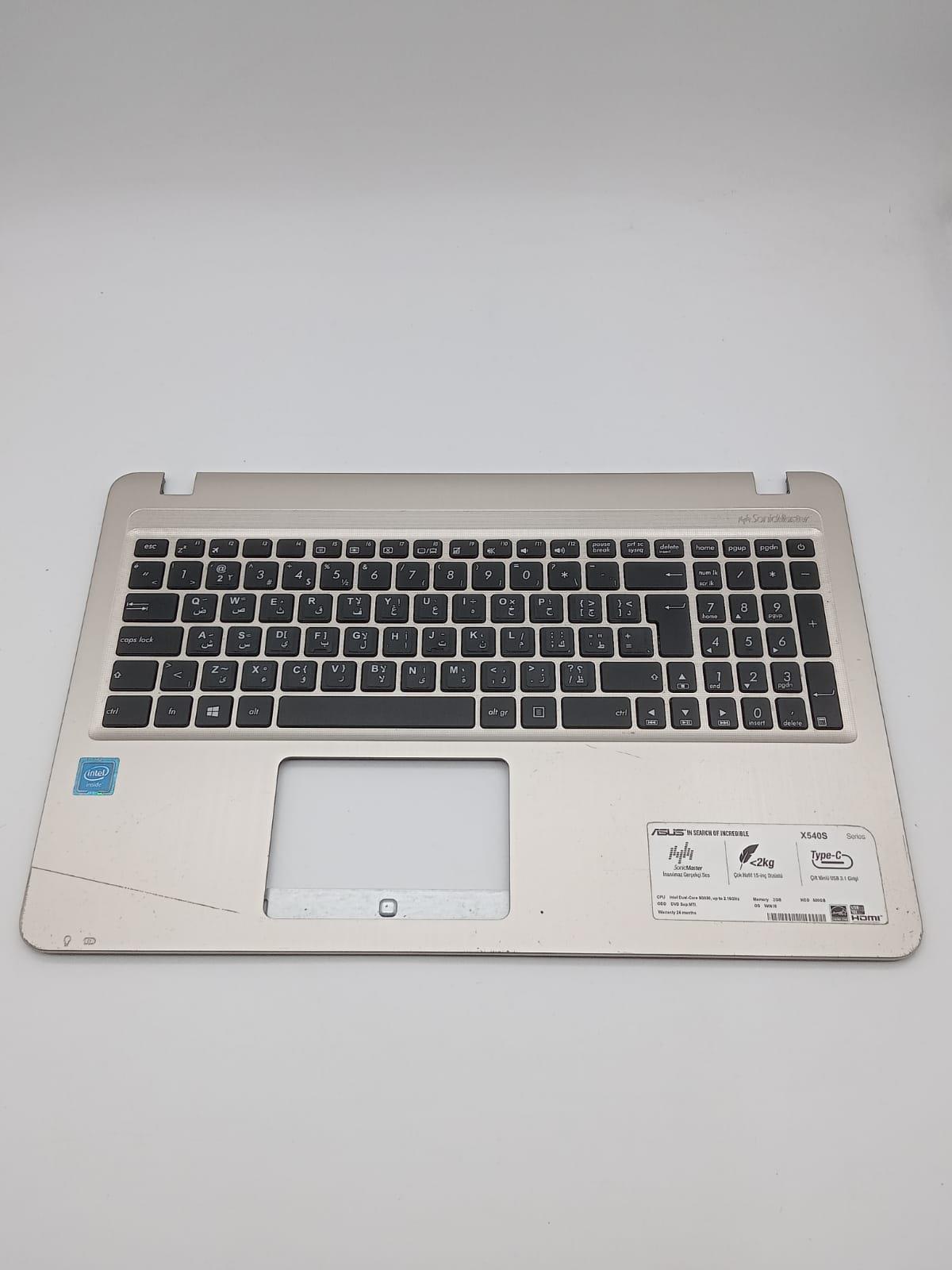 ASUS X540S Notebook Üst Kasa klavye