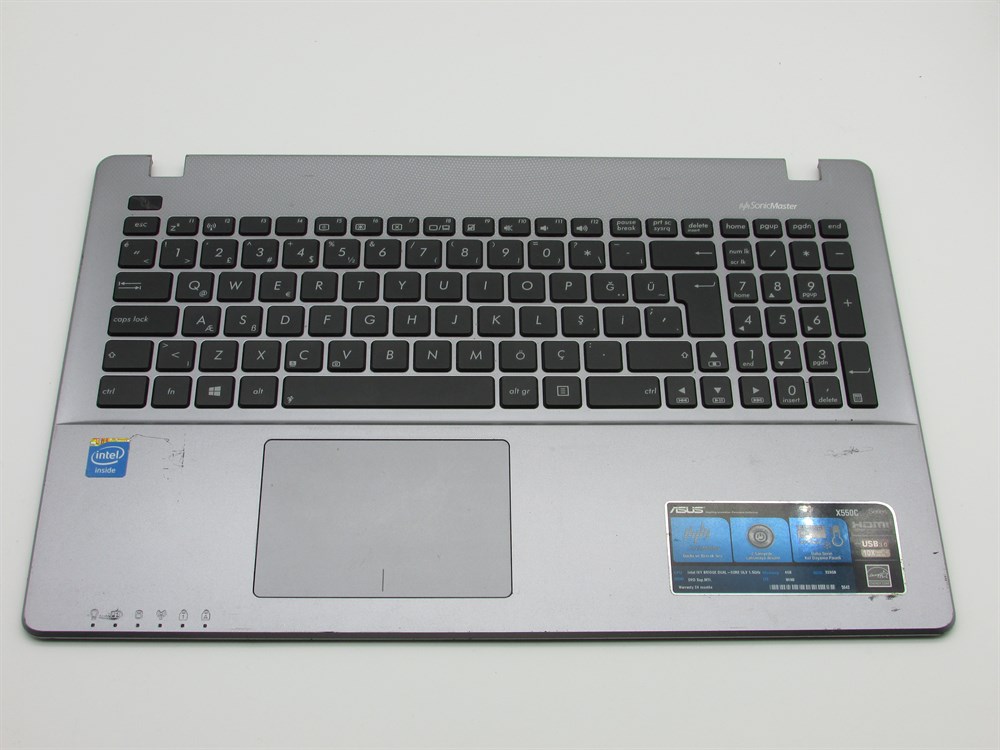 ASUS X550C Notebook Ust Kasa+ Klavye