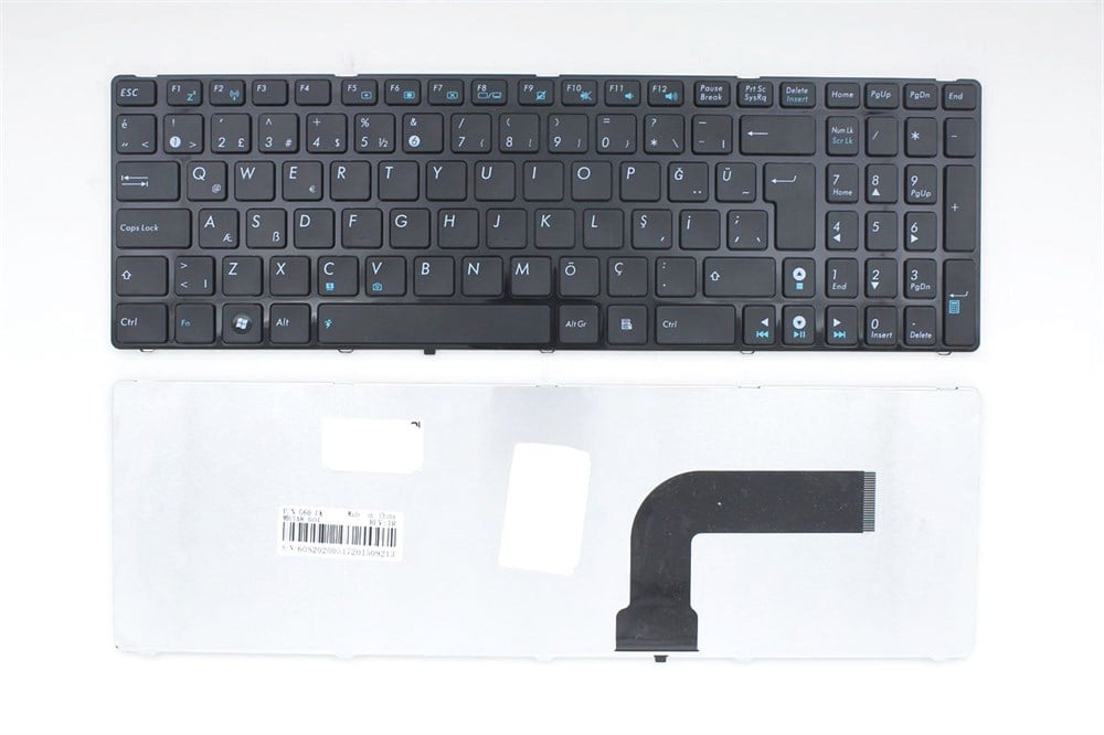 Asus X75SV, X75U, X75VB, X75VC, X75VD, Z5, Z53S, X54 X75V Klavye