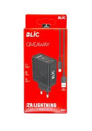 Blic Şarj Aleti Ev USB Lightning 2.1A 1mt 