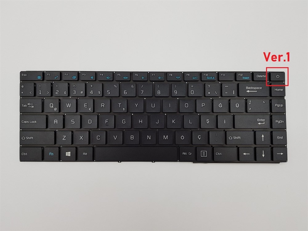 Casper C350 Notebook Klavye - Tuş Takımı / Siyah - TR - Ver.1 + Power