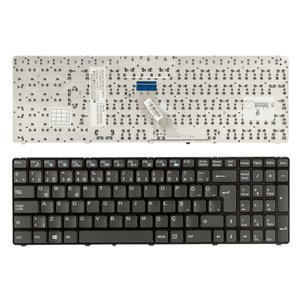 CASPER Mt50 Mt55 chd ckv cku cky chy chu TQMP-09Q36TQ-360W MP-09Q36TQ-3605W MP-09Q36TQ-3602W Notebook Klavye (Siyah)