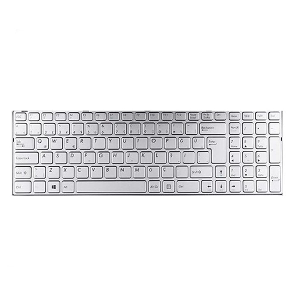 Casper Nirvana C700 C710 C17 C15B C15M c700 Tuş Takımı (Gümüş) Klavye