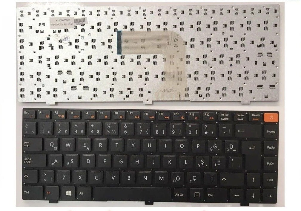Casper PG-D15 D15 D15D C5U NİRVANA ULTRABOOK CBA CBE CBT C18 K1100110004 V1313DPCK4 WNKB EA-C18 GVN-CKC18 3317-8C0 Klavye