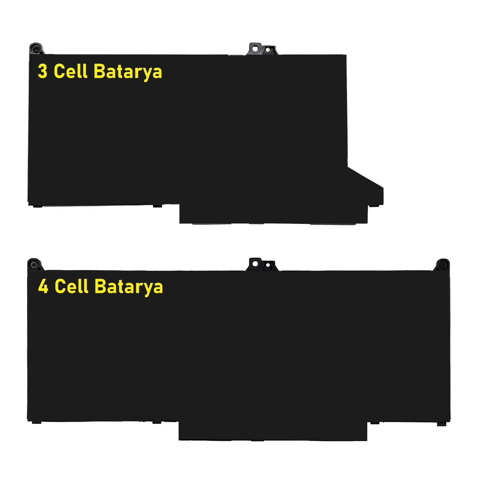 Dell Latitude 5300 E5300 300 7400 60Wh 7.6V Batarya - Pil (Ver.1 - 3 CeLL)