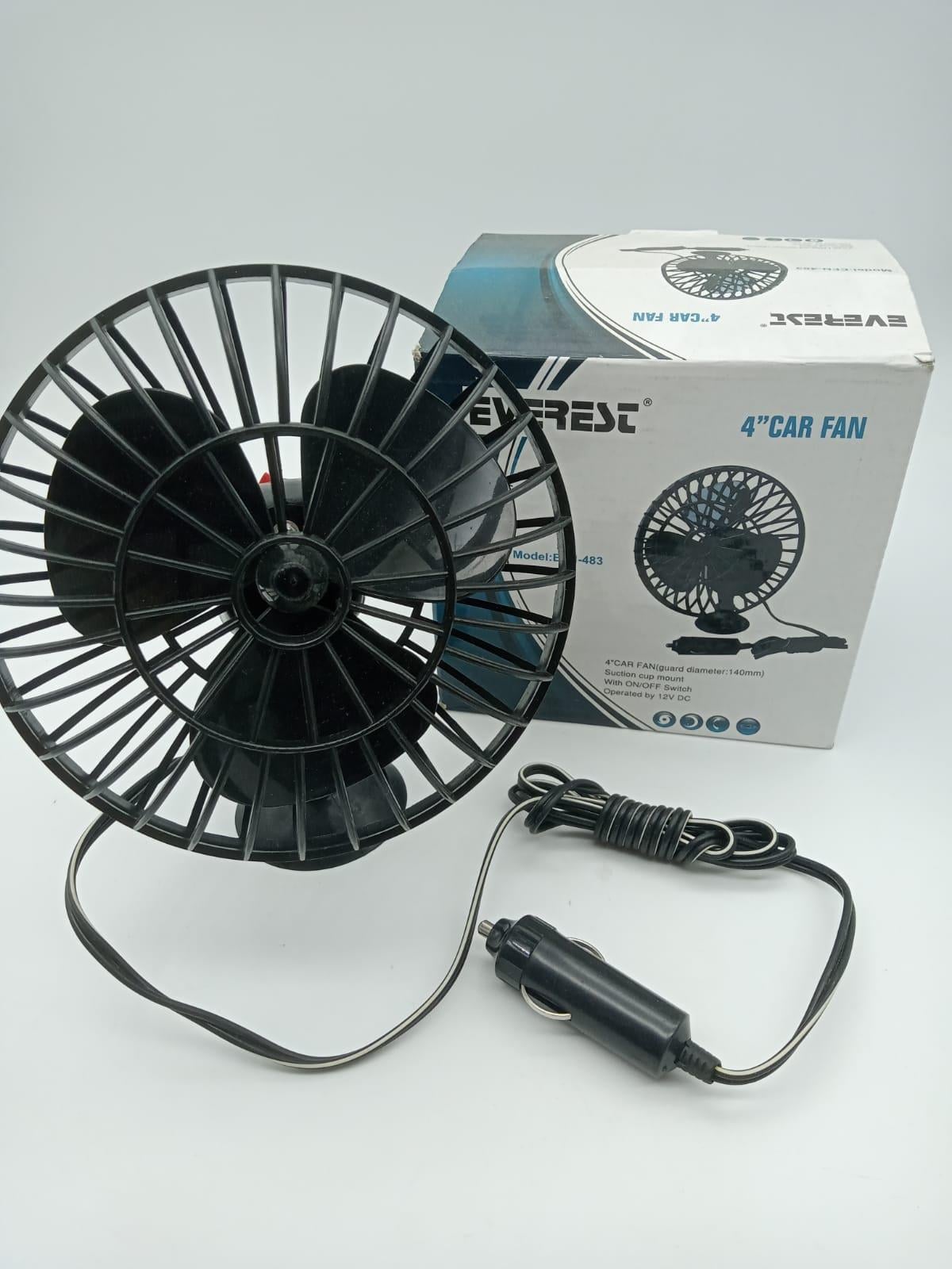 Everest Arac İci Plastik Vantuzlu Pervane Fan