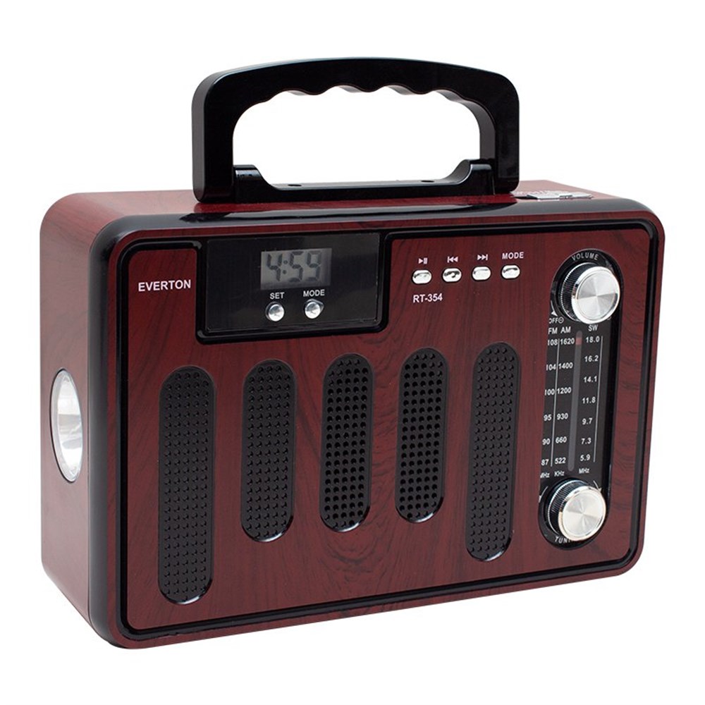 Everton RT-354BT USB/SD/FM/AW/SW/AUX/Bluetooth Destekli Nostaljik Müzik Kutusu