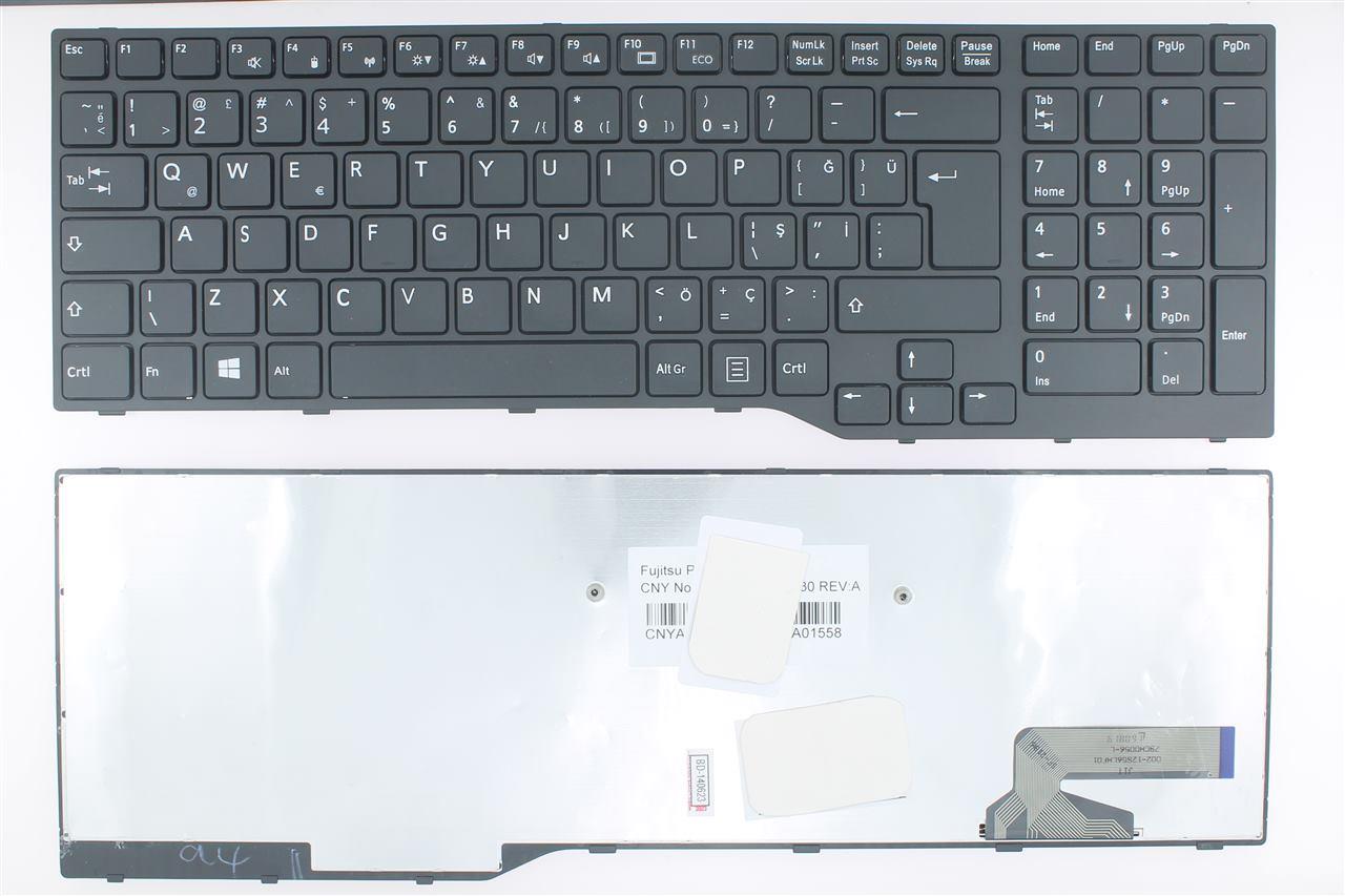 Fujitsu Lifebook A357 A514 A544 A555 A557 AH544 AH564 AH574 AH53M AH42 QWERTY Klavye TR
