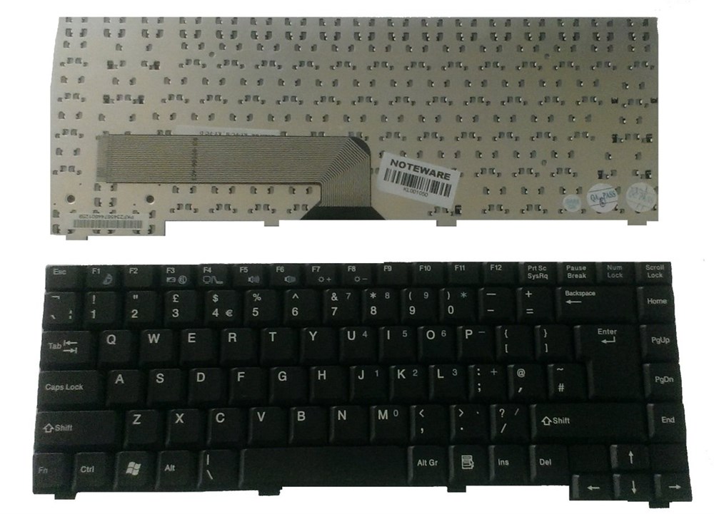 Fujitsu Siemens Amilo D6830 D7830 D7850 D8830 MP-02686GB-3607 Laptop Klavye EN