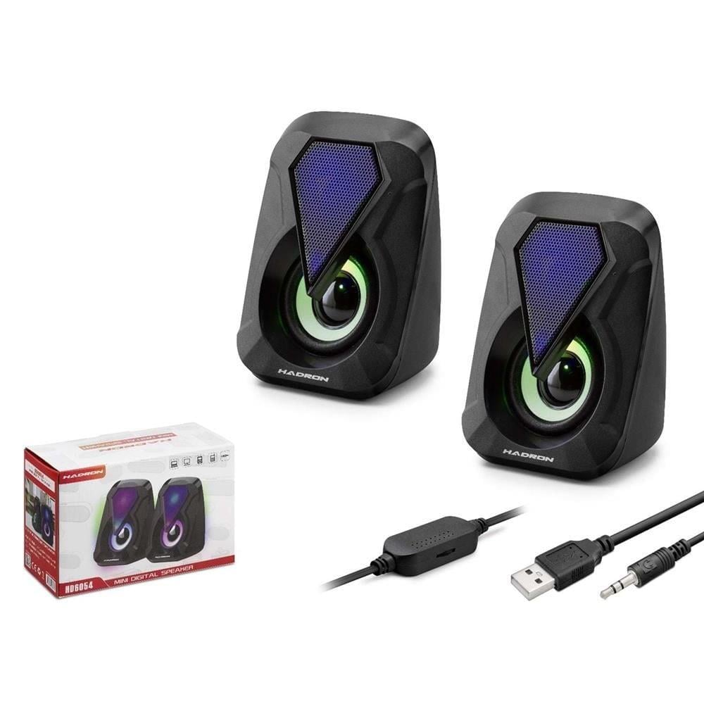 Hadron HD6054 Bilgisayar Speaker 1.1 Led Siyah Hoparlör