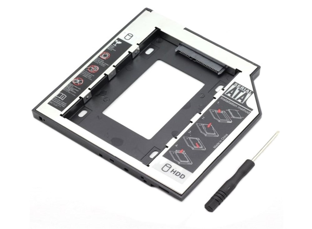 Hdd Caddy Kızak Notebook Laptop Dvd To Ssd Kutu Sata 12.7 mm