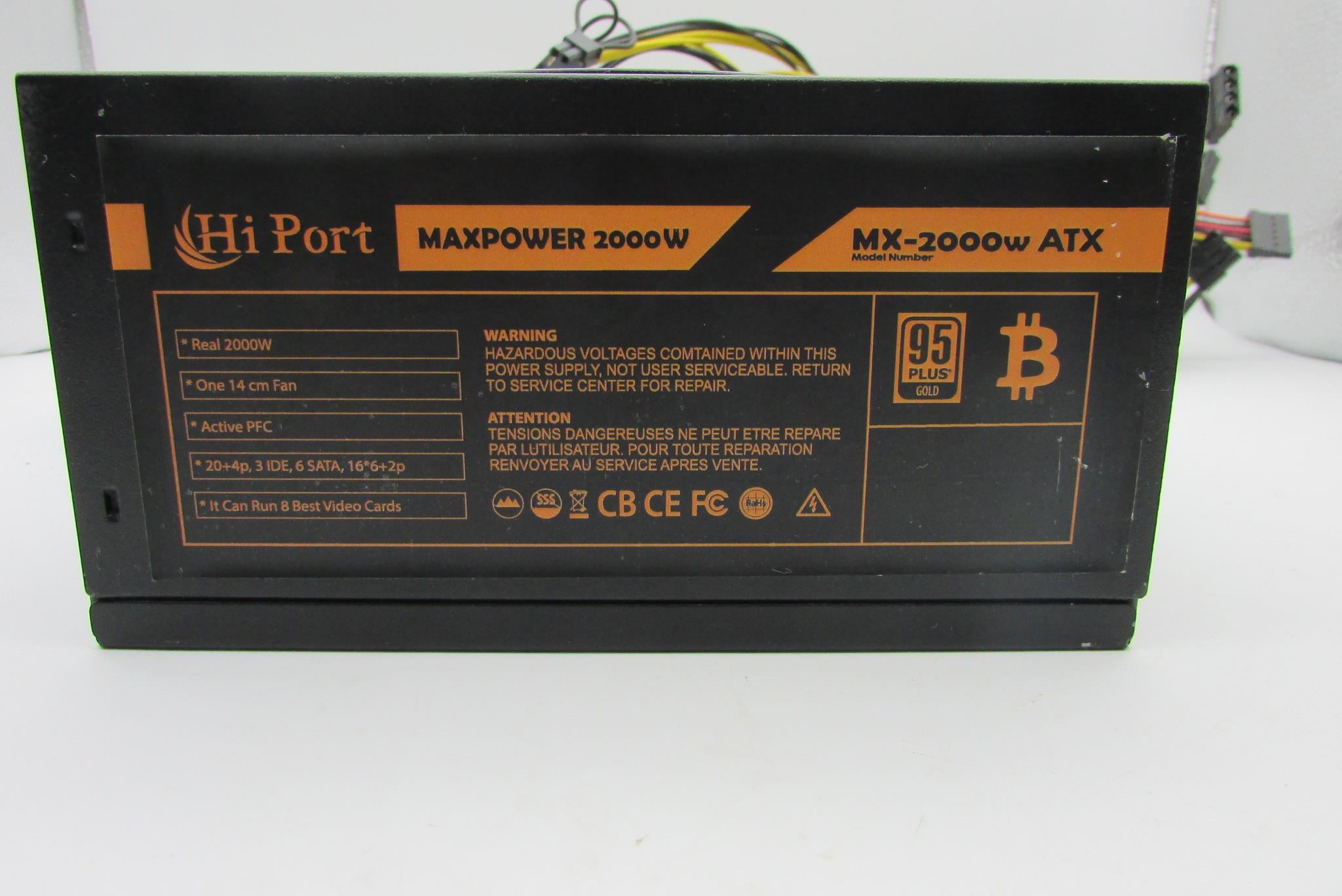 Hi Port MX-2000W 2000WATT 95+ Power Supply Güç Kaynağı