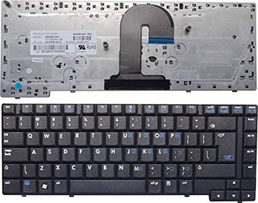 Hp Compaq 6710, 6710b, 6710s, 6715, 6715b, 6715s 6510b 6510s  6515b Klavye, Tuş Takımı