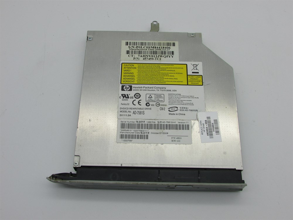 HP DV5 Notebook Dvd Room