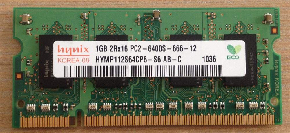 Hynix 1GB DRR2 6400S Notebook Ram
