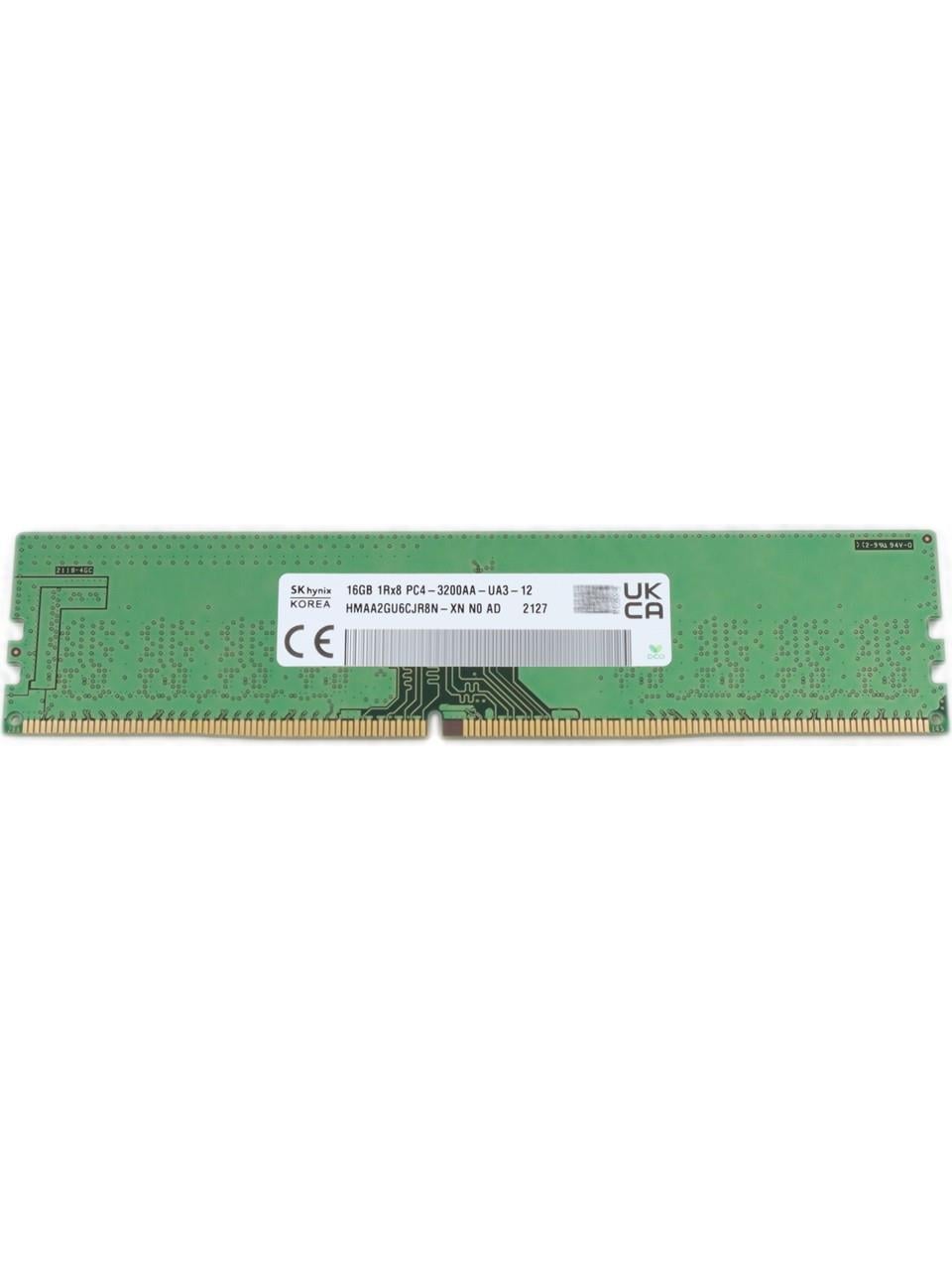 Hynix Sk Hynix HMAA2GU6CJR8N-XN 16GB Ddr4 3200 Udımm 1rx8 CL22 PC4-25600 1.2V 288-PIN Desktop Memorys