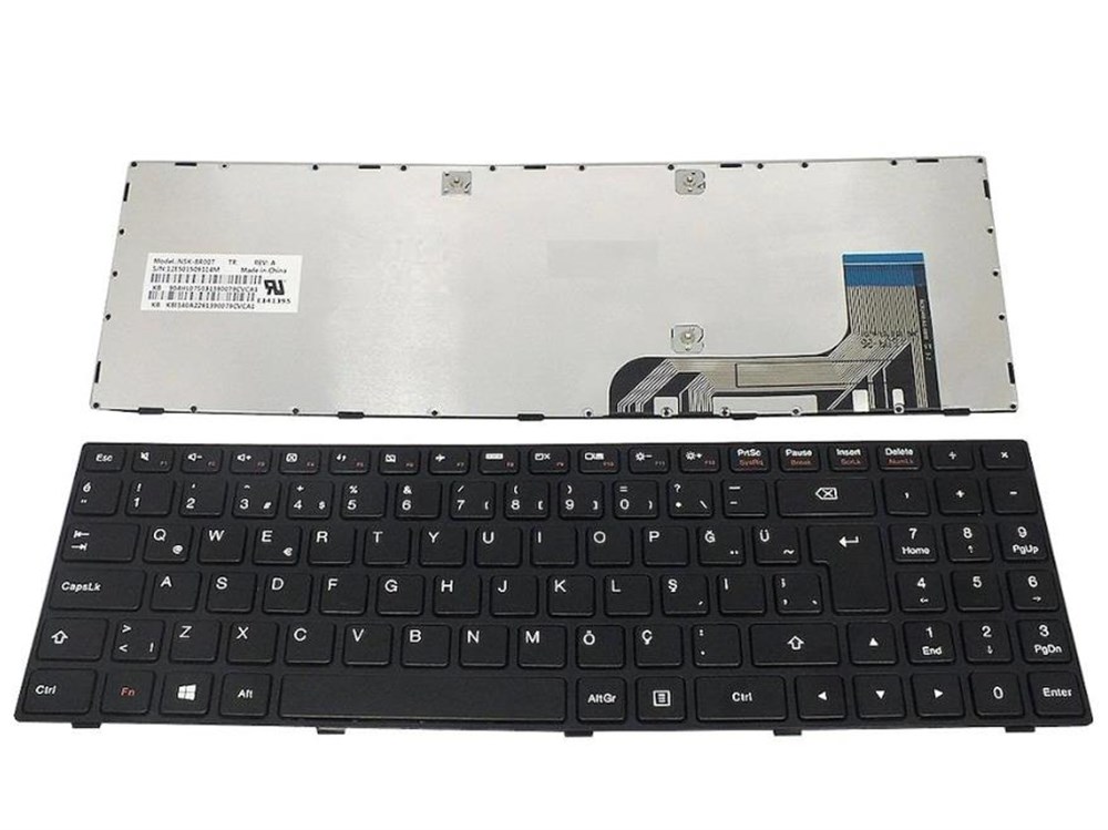 Lenovo IdeaPad 100-15IBY Nano-Turkish B50-10, 80QR Notebook Klavye
