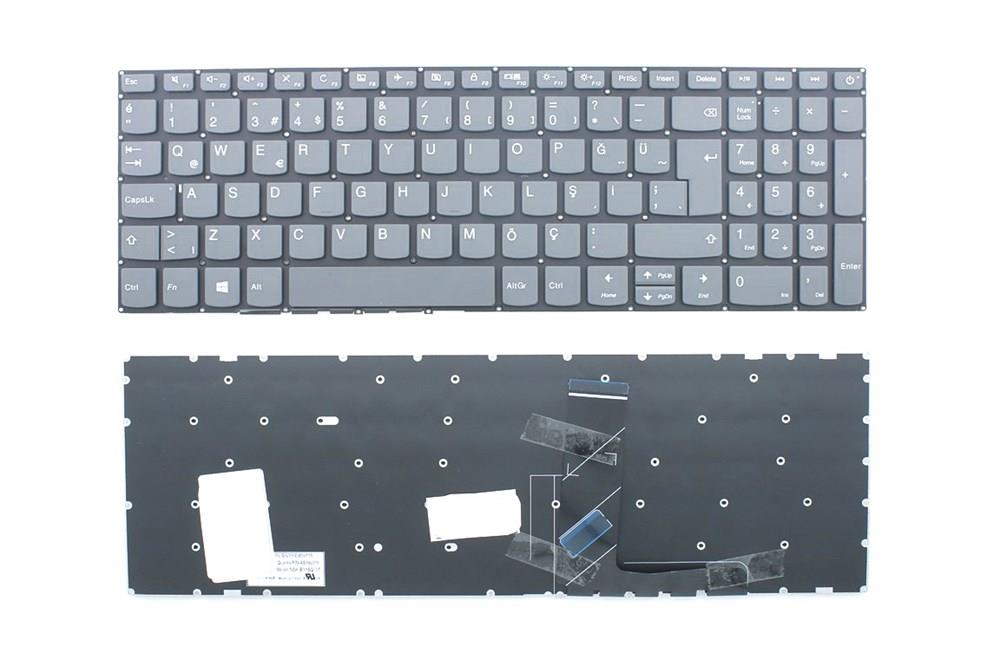 LENOVO İDEAPAD 320L-15IKB 330L-15AST 320H-15IKB 330E-15IGM 320H-17ABR 330L-17AST 320H-15ISK 330L-17IKB 320L-17ABR 330H-17IKB 320H-17ISK 330L-15ICN S145-15API 320E-17AST 330E-15ARR 330R-15IKB 320-15IKB 320E-17IKB KLAVYE TUŞ TAKIMI Q GRİ TR