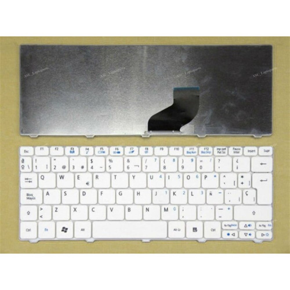 Packard Bell Acer ZE6 ZE7 ZH9 NAV70 PAV70 NAV70 NAV80 PAV80 LT21 KLAVYE PK130AU2A19 (BEYAZ)