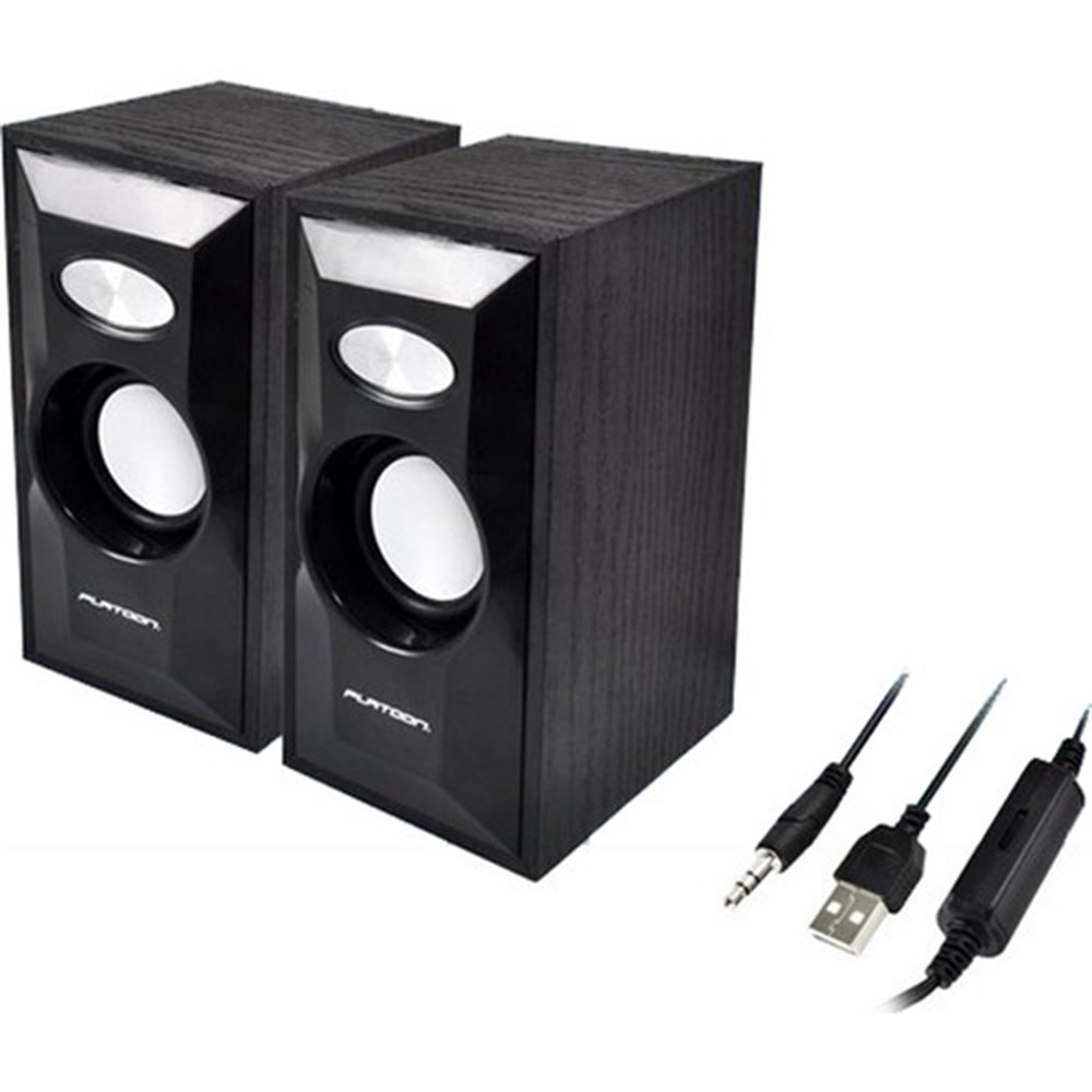 Platoon PL-4010 1+1 USB Speaker