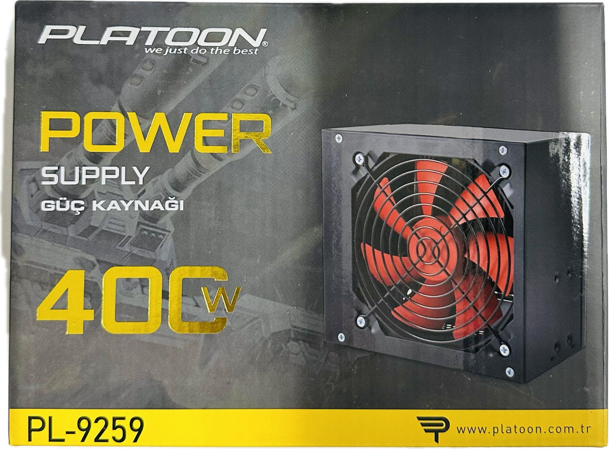 Platoon PL-9259 400 Watt 12 Cm Fanlı Power Supply