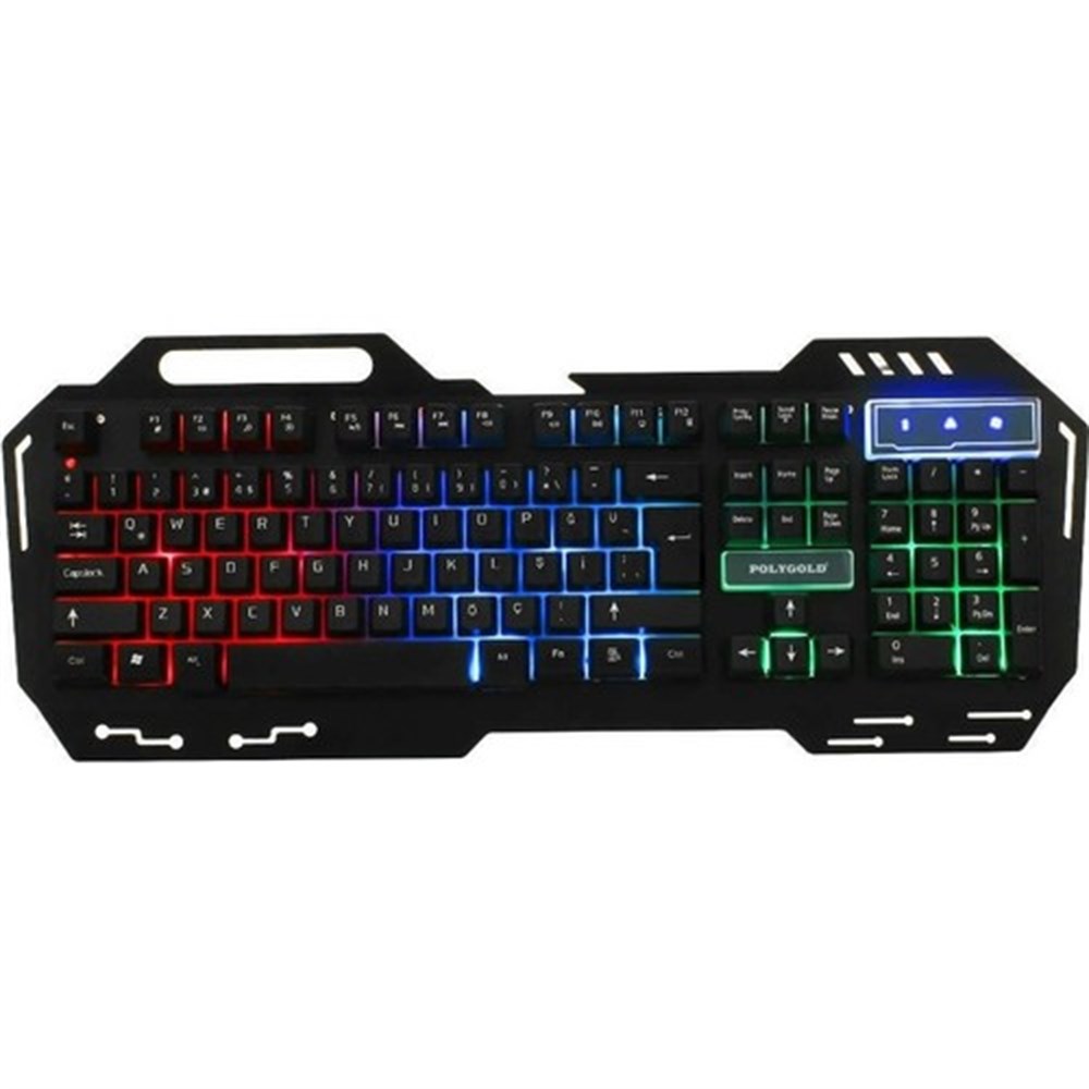 Polygold PG-956 Işıklı Usb Gaming Oyuncu Klavye