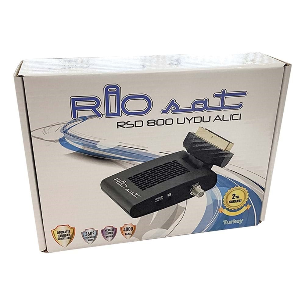 RİOSAT RSD 800 MİNİ SD SCART UYDU ALICISI TKGS
