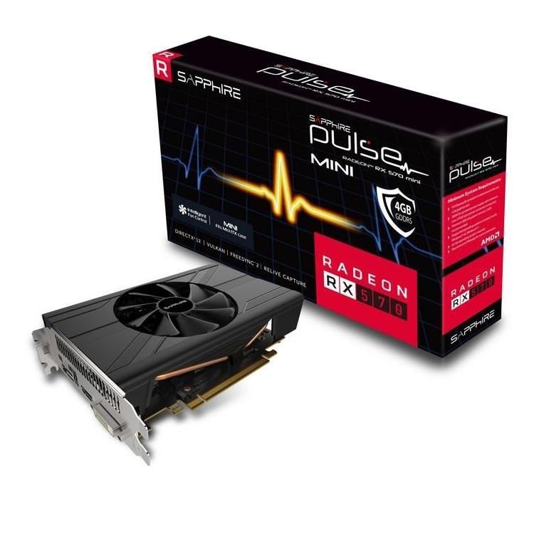 Sapphire AMD Radeon RX 570 Pulse ITX 4GB 256Bit GDDR5 11266-34-20G Ekran Kartı