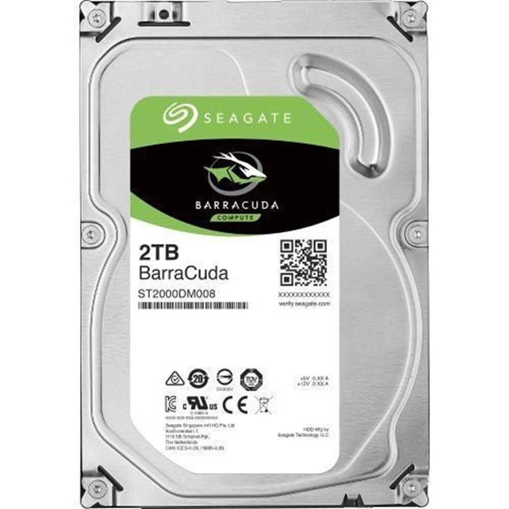 Seagate Barracuda 2TB 7200RPM 256MB Sabit Disk
