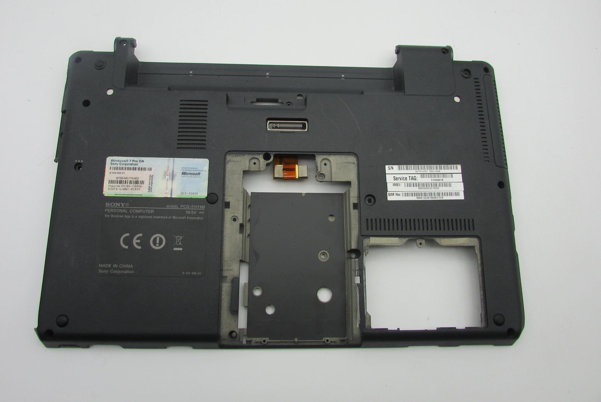 SONY PCG-51111M Notebook Alt Kasa