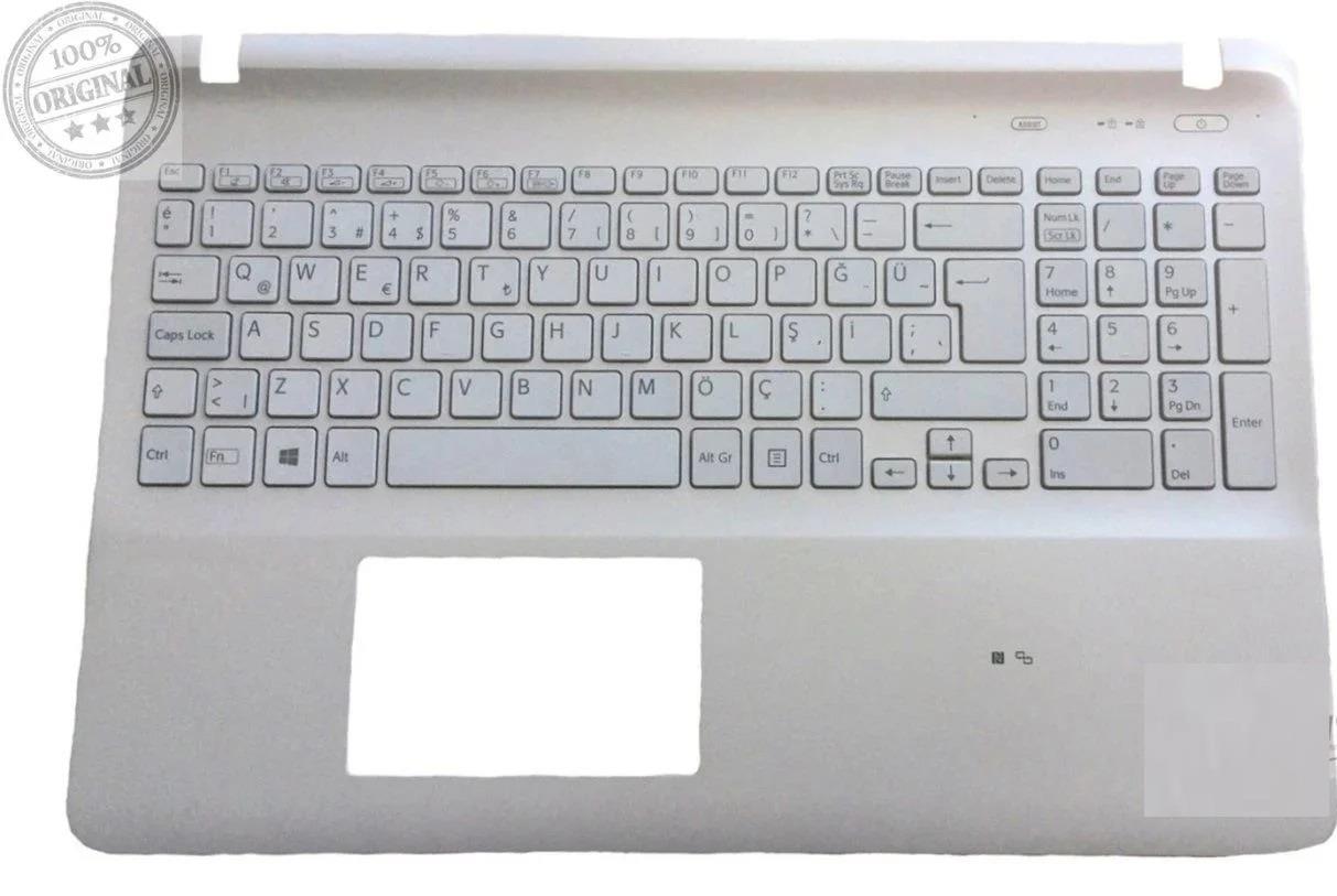 Sony Vaio Beyaz Svf15 Svf-15 N50 svf152 svf153 Fit 15A KLAVYE TUŞ TAKIMI + ÜST KASA SET