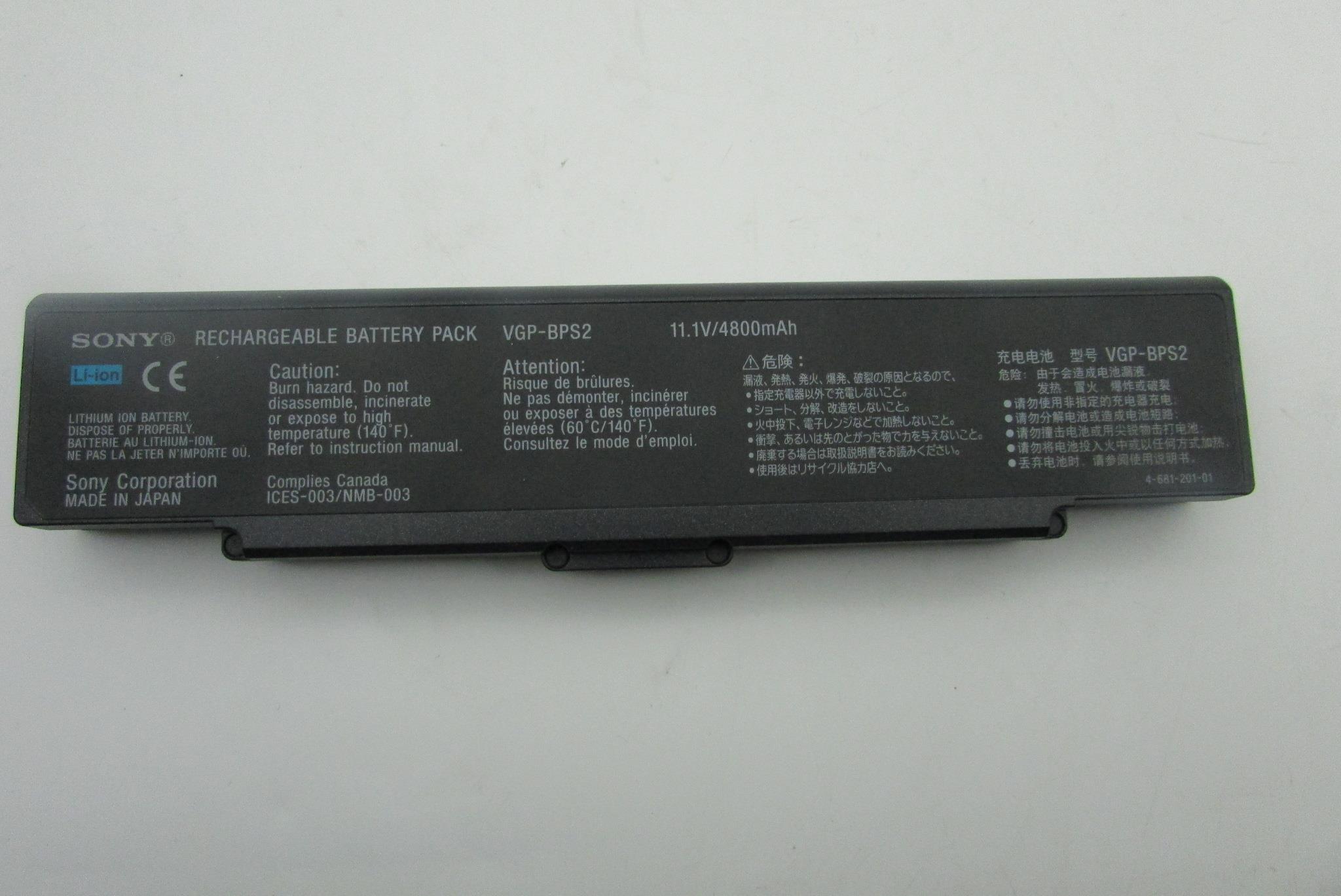 SONY VAİO VGN-S460P BATARYA PİL